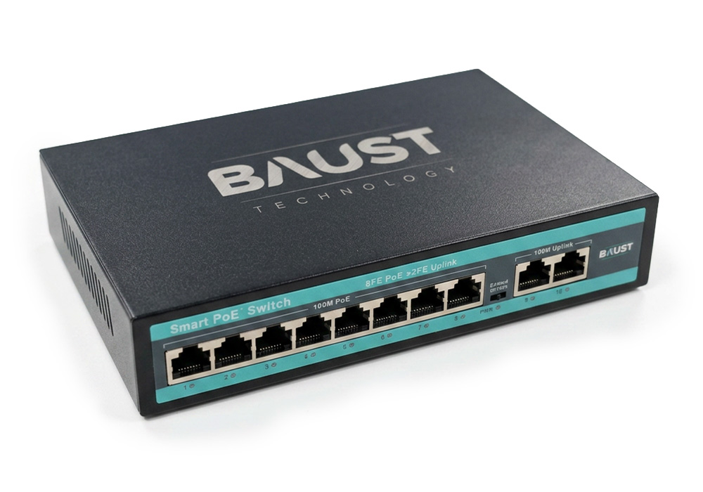 BS-8P2G1S 8 PORT SFP PORTLU POE SWITCH 